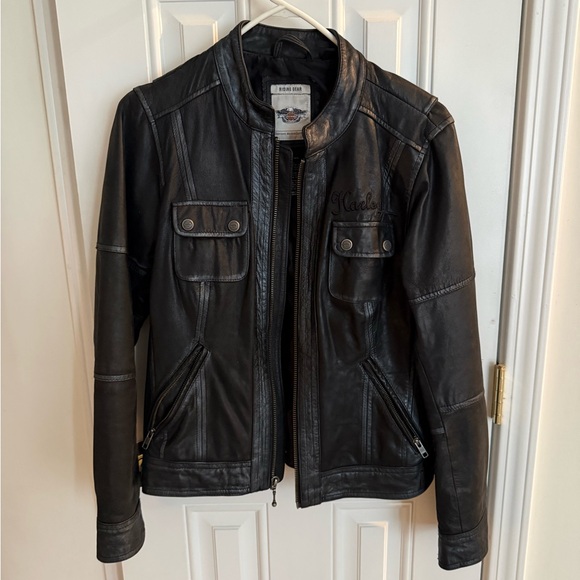 Harley-Davidson Jackets & Blazers - Harley-Davidson Black Leather Jacket